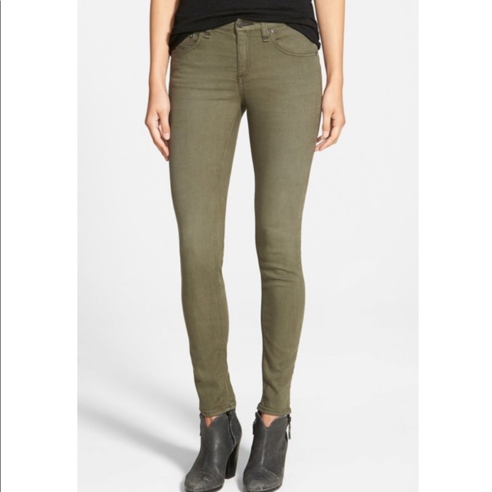 Rang and bone The Skinny Jean army green